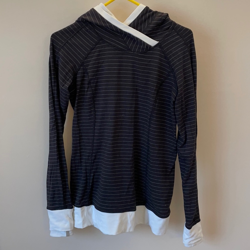 lululemon athletica Black and White Striped Jacket